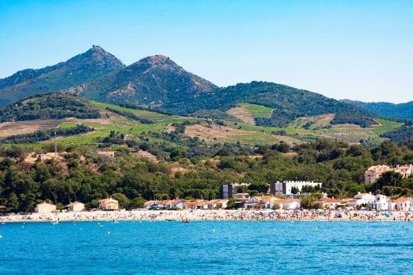 Camping 5 étoiles Pyrénées Orientales en bord de mer : côte vermeille