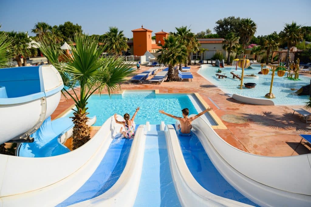 camping perpignan bord de mer parc aquatique